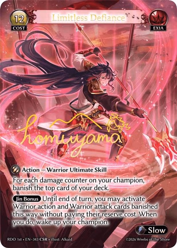 Limitless Defiance - Collector Super Rare (343)