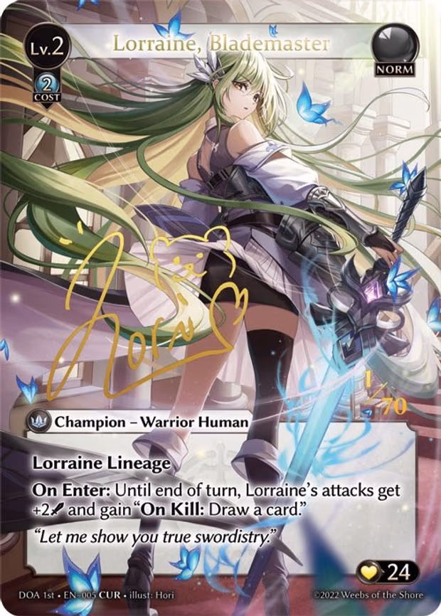Lorraine, Blademaster