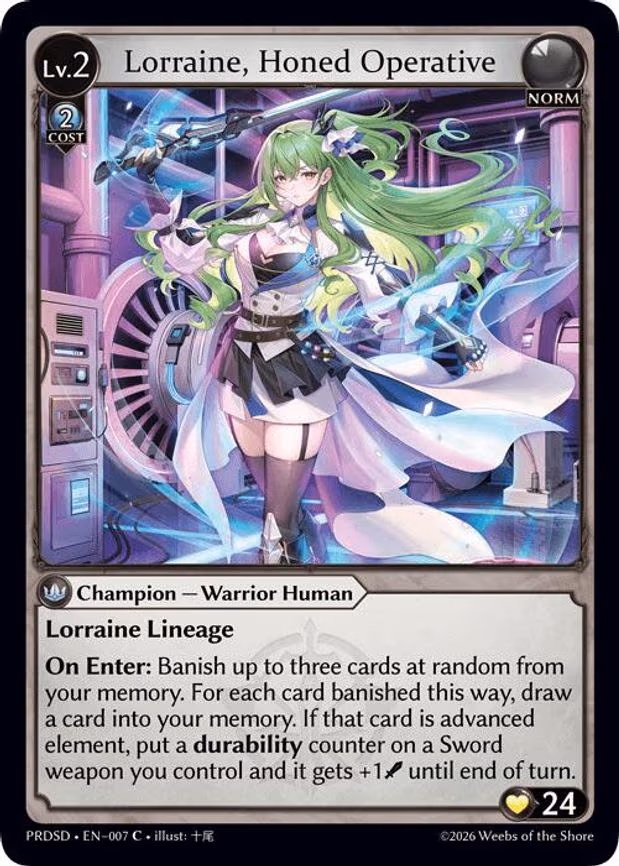Lorraine, Honed Operative - Common (007)