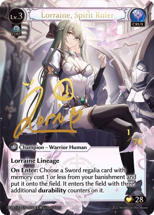 Lorraine, Spirit Ruler - Collector Ultra Rare (006)