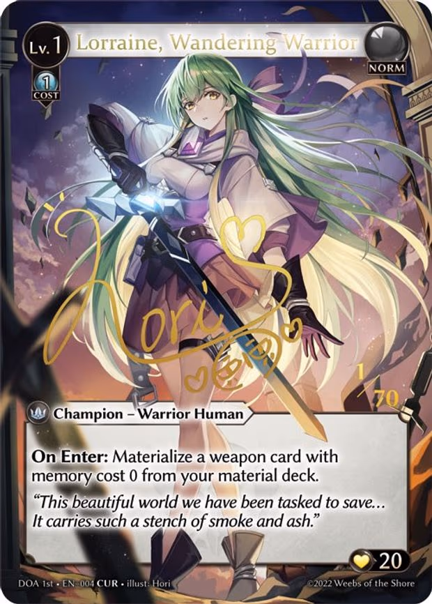 Lorraine, Wandering Warrior