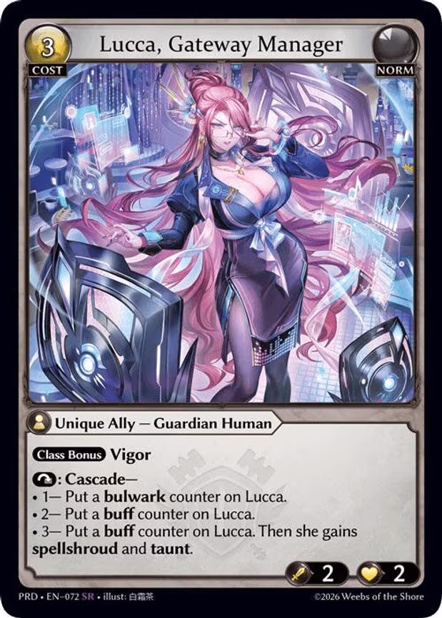 Lucca, Gateway Manager - Super Rare (072)