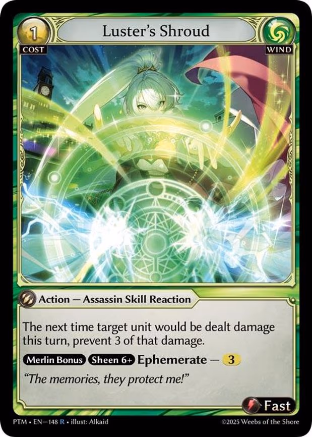 Luster's Shroud - Rare (148)
