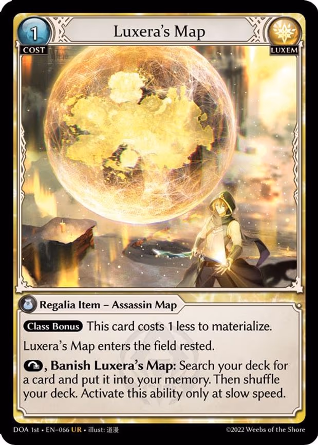 Luxera's Map - Ultra Rare (066)