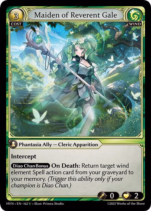 Maiden of Reverent Gale - Uncommon (162)