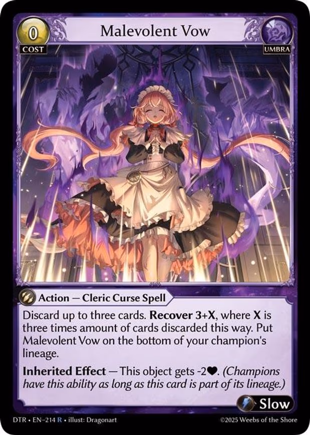 Malevolent Vow - Rare (214)