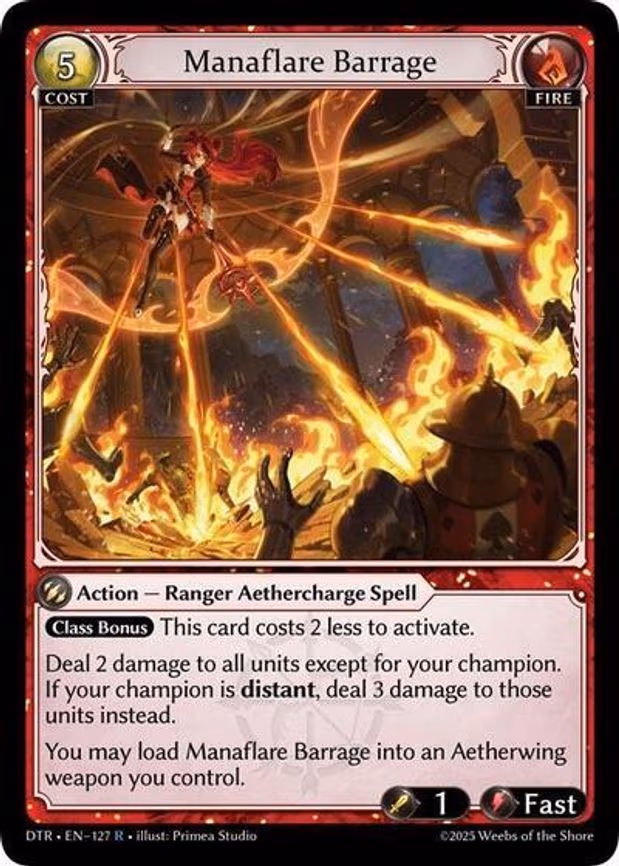 Manaflare Barrage - Rare (127)