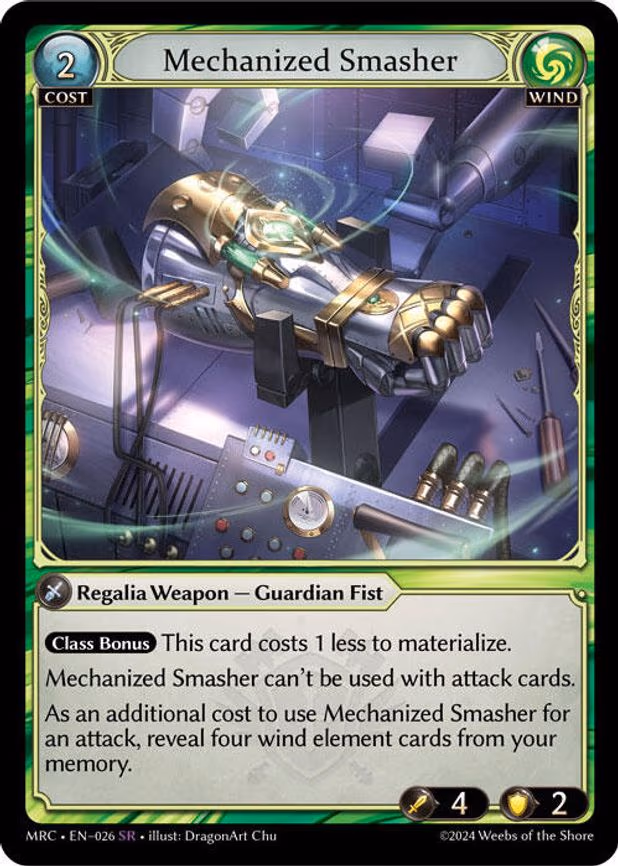 Mechanized Smasher - Super Rare (026)