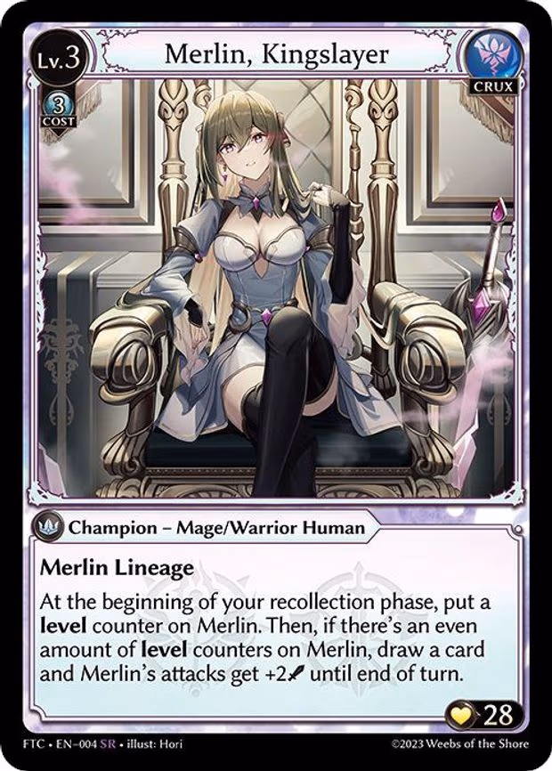 Merlin, Kingslayer - Super Rare (004)