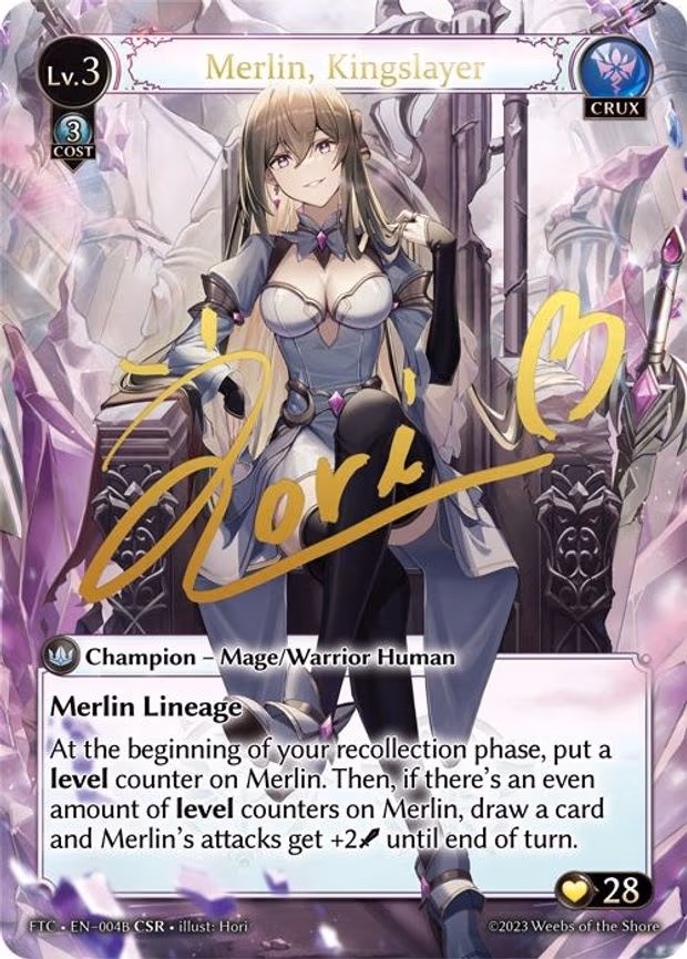 Merlin, Kingslayer - Collector Super Rare (004B)