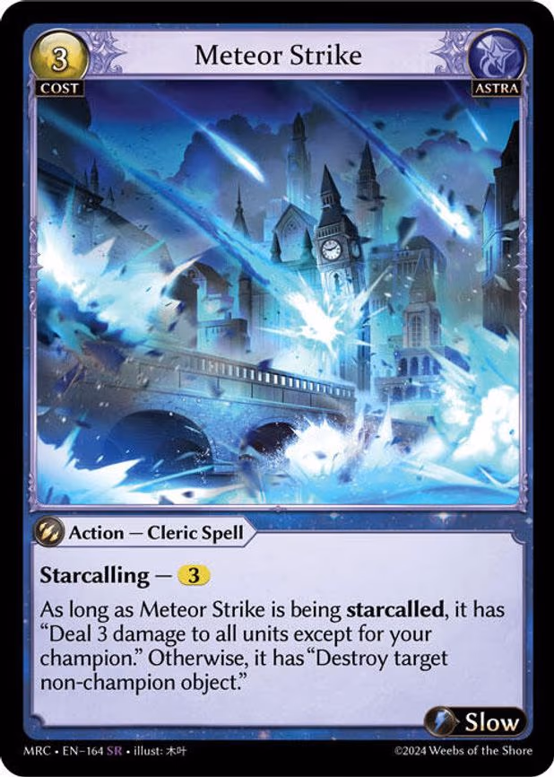 Meteor Strike - Super Rare (164)