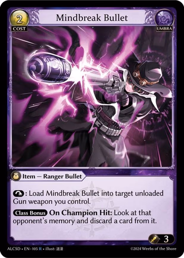 Mindbreak Bullet - Rare (105)