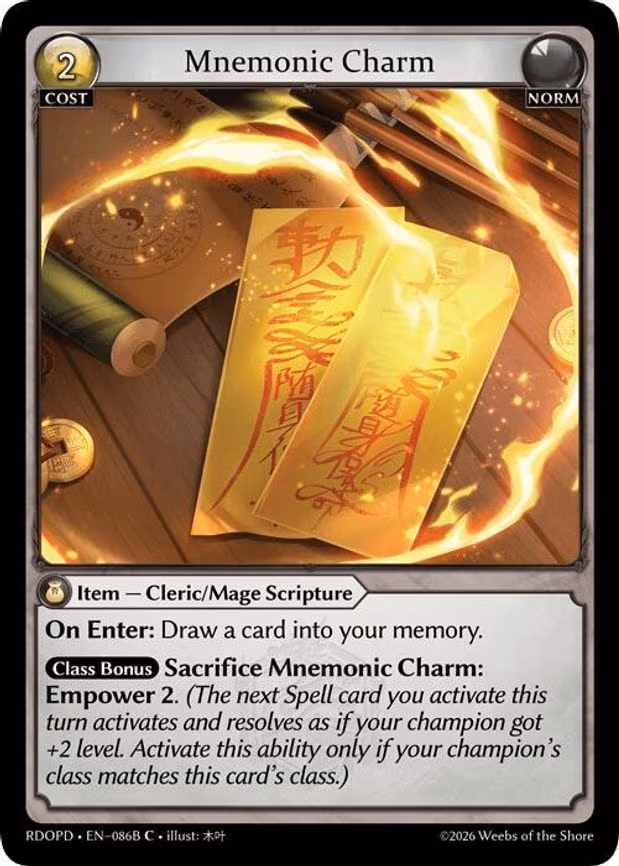 Mnemonic Charm - Common (086B)