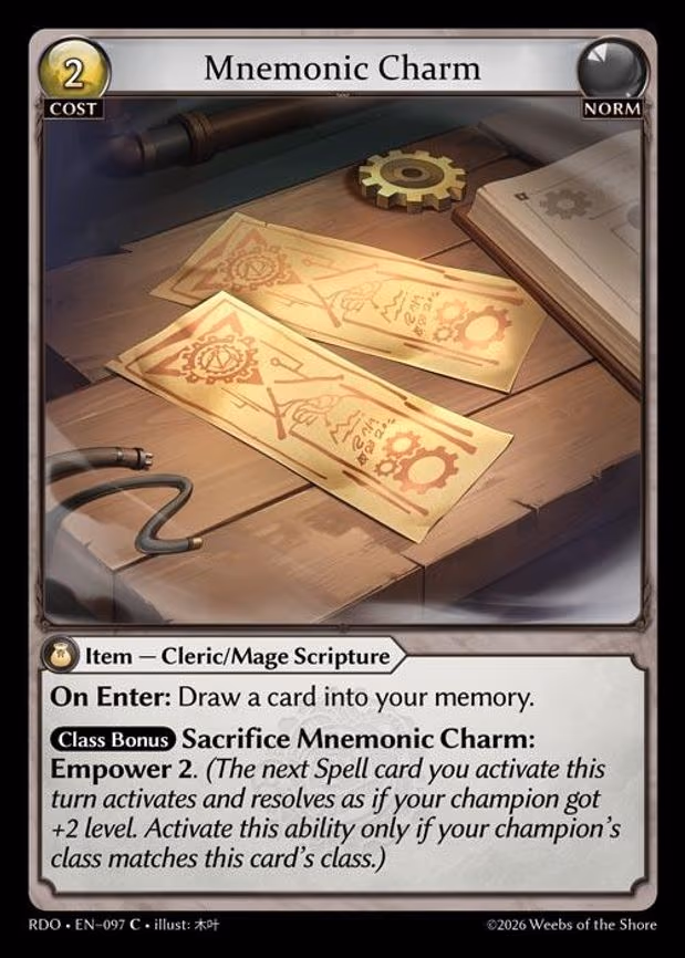 Mnemonic Charm - Common (097)