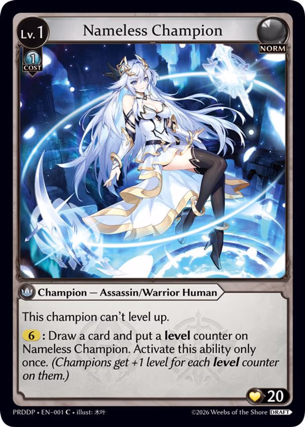 Nameless Champion (Assassin/Warrior) - Common (001)