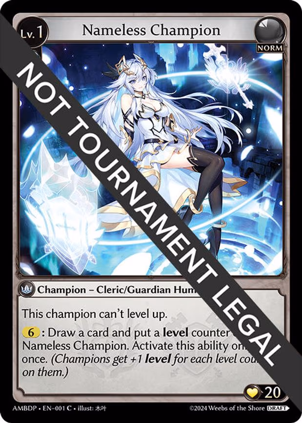 Nameless Champion (Cleric/Guardian) - Common (001)