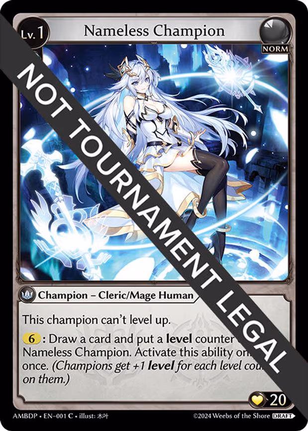 Nameless Champion (Cleric/Mage) - Common (001)