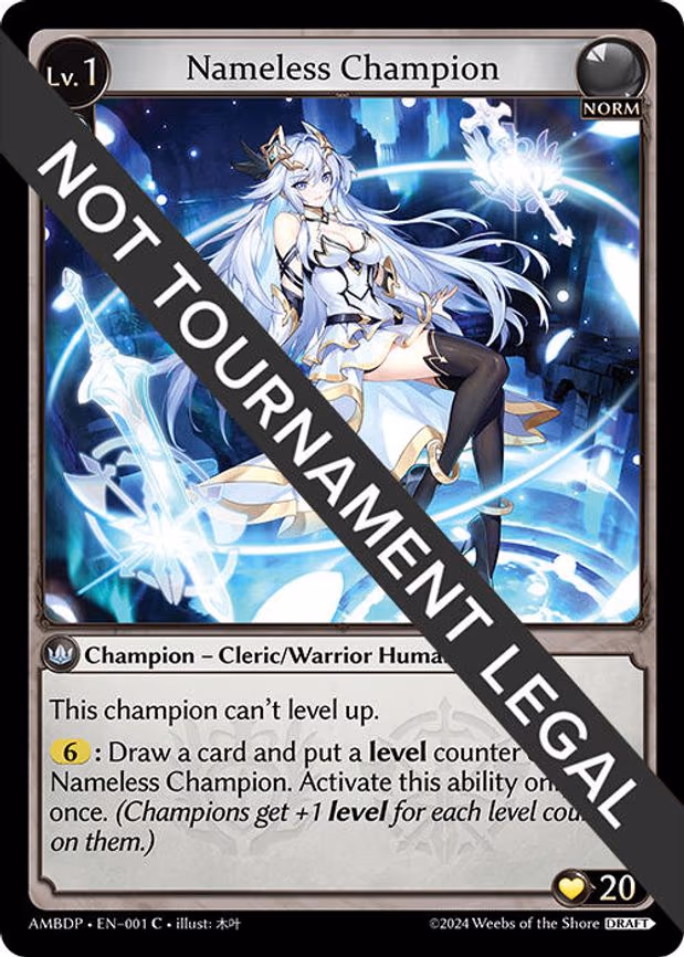 Nameless Champion (Cleric/Warrior) - Common (001)