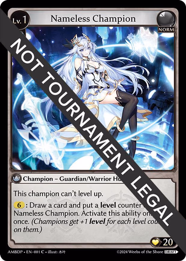 Nameless Champion (Guardian/Warrior) - Common (001)