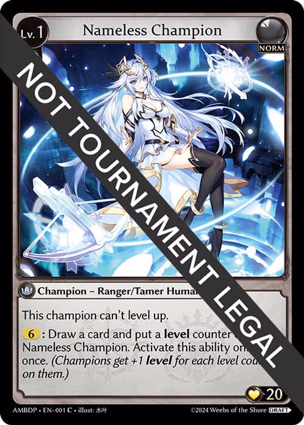 Nameless Champion (Ranger/Tamer) - Common (001)