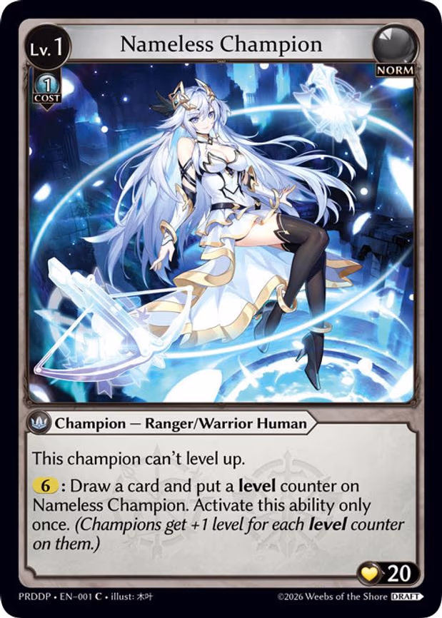 Nameless Champion (Ranger/Warrior) - Common (001)