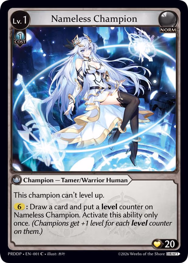 Nameless Champion (Tamer/Warrior) - Common (001)