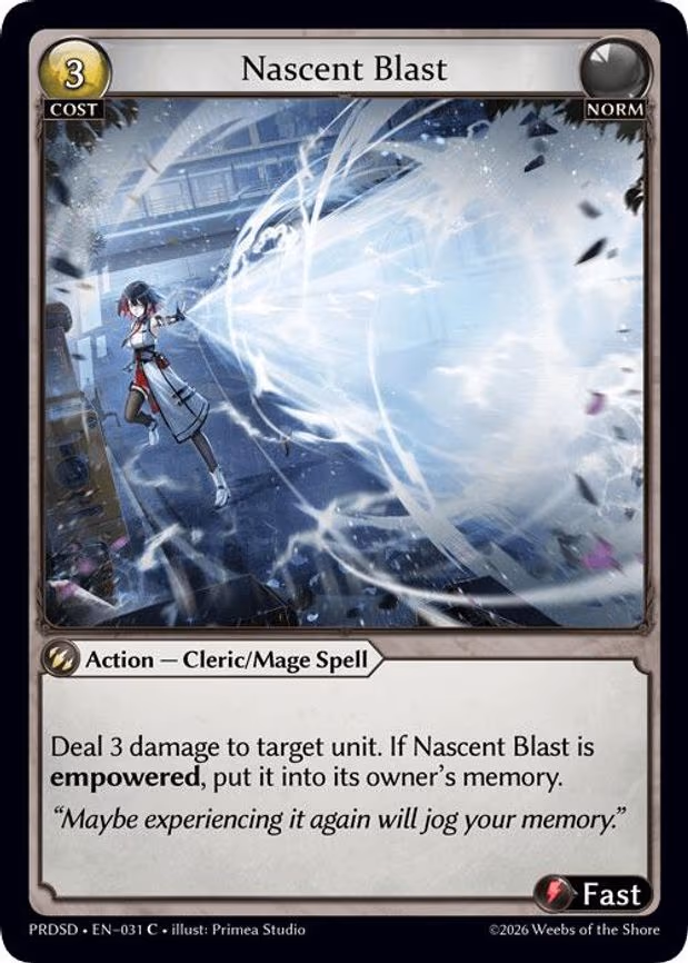 Nascent Blast - Common (031)