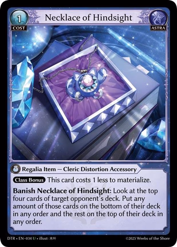 Necklace of Hindsight - Uncommon (034)