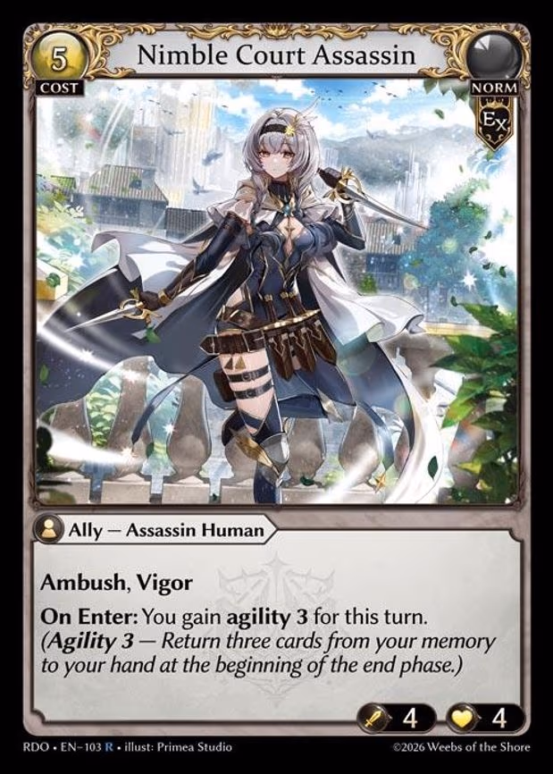 Nimble Court Assassin - Rare (103)