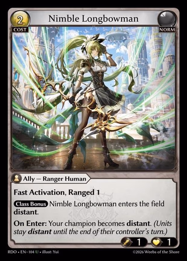 Nimble Longbowman - Uncommon (104)