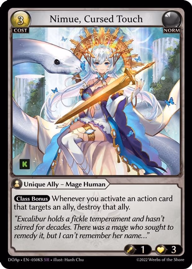 Nimue, Cursed Touch