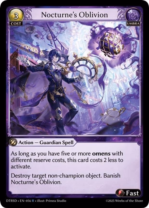 Nocturne's Oblivion - Rare (56)
