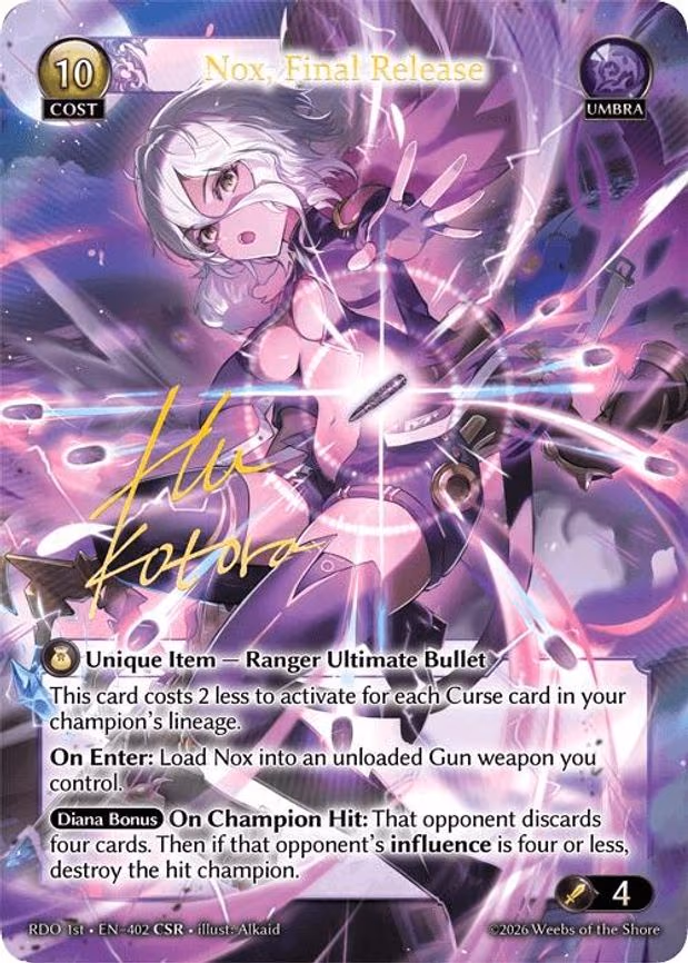 Nox, Final Release - Collector Super Rare (402)