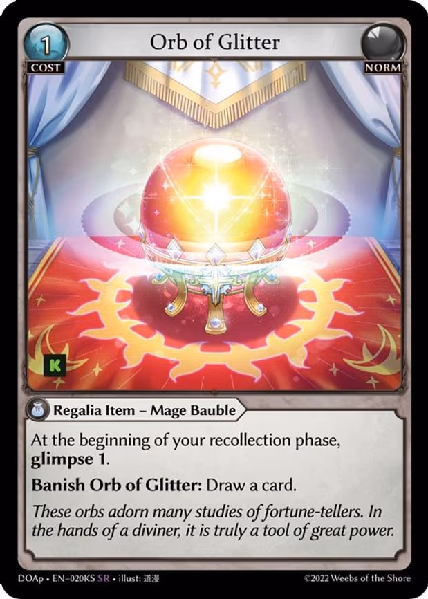 Orb of Glitter - Super Rare (020KS)