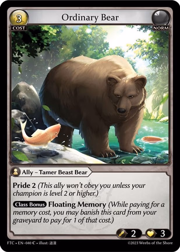Ordinary Bear - Common (040)