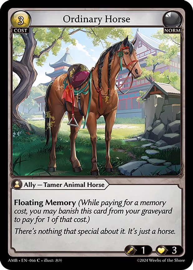 Ordinary Horse - Common (066)