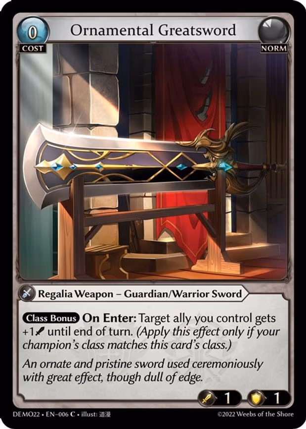 Ornamental Greatsword