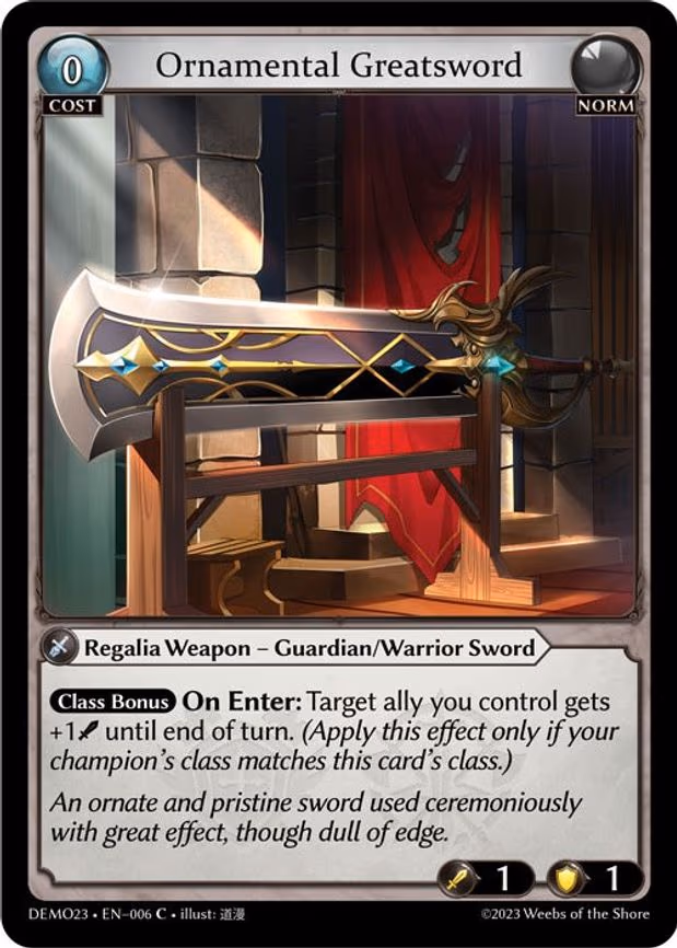 Ornamental Greatsword