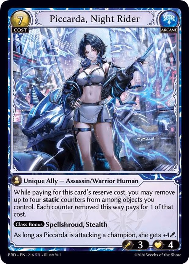 Piccarda, Night Rider - Super Rare (216)
