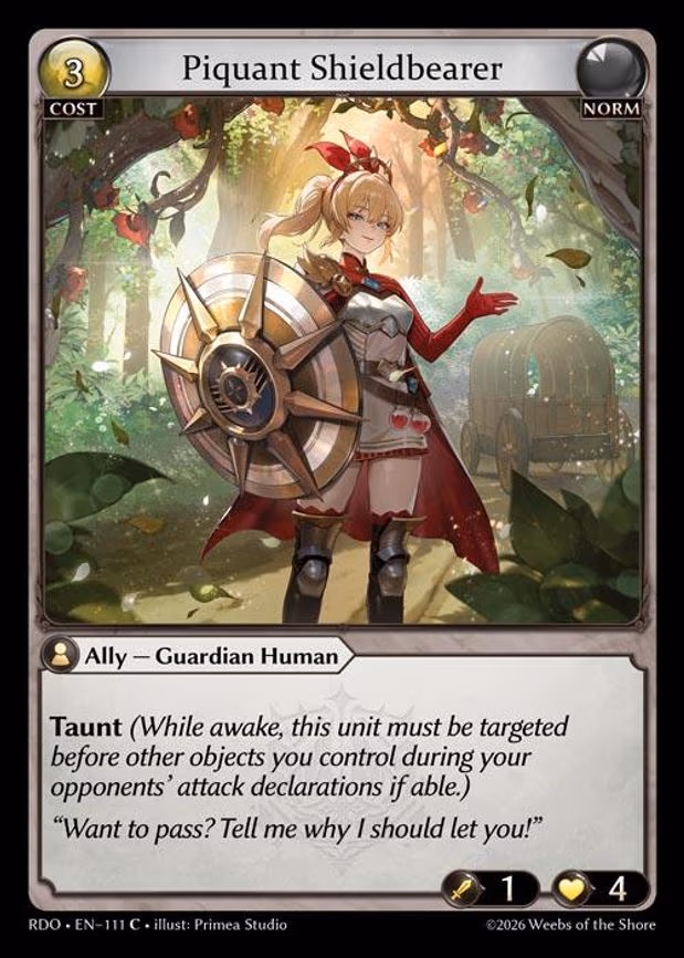 Piquant Shieldbearer - Common (111)