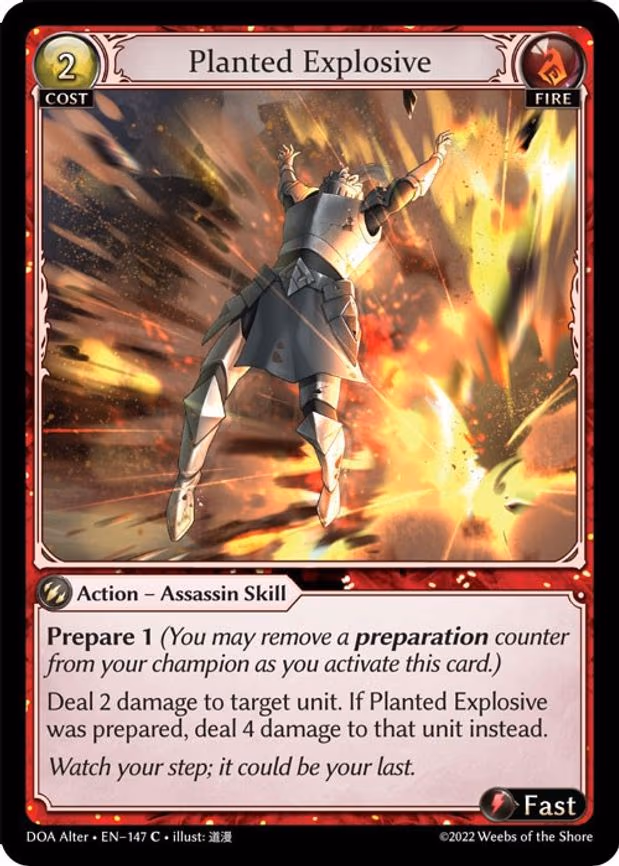 Planted Explosive - Common (147)