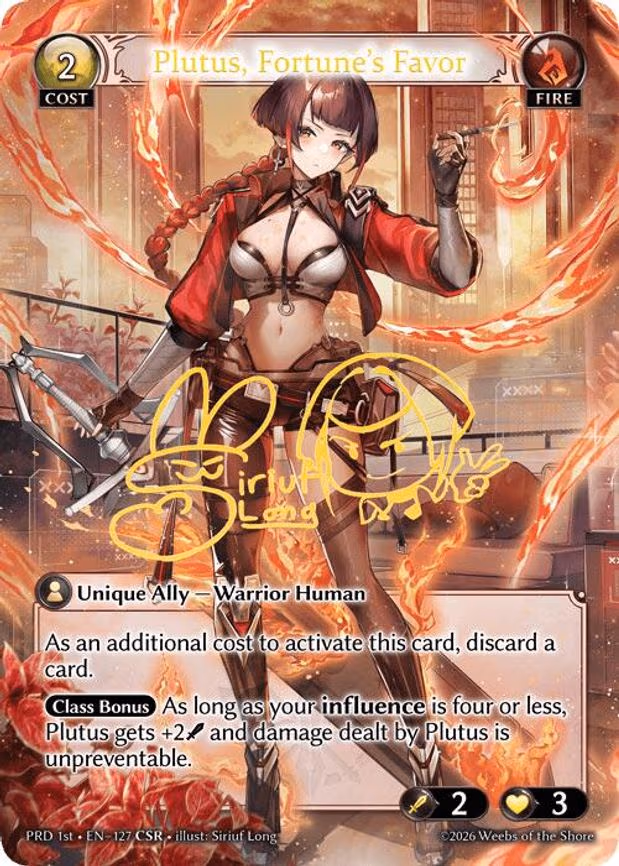 Plutus, Fortune's Favor - Collector Super Rare (127)