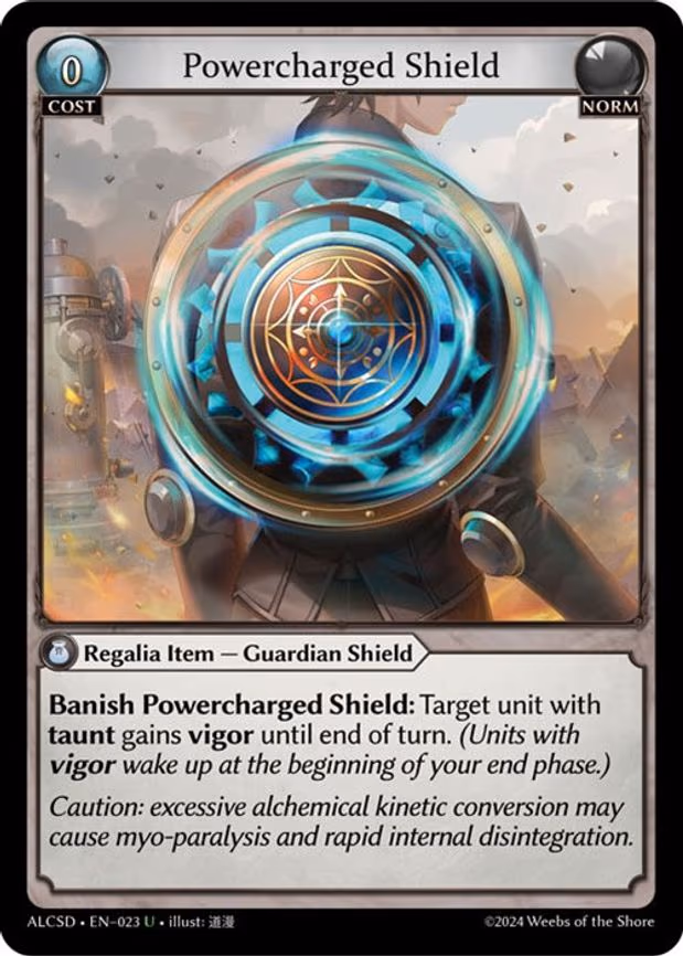 Powercharged Shield - Uncommon (023)