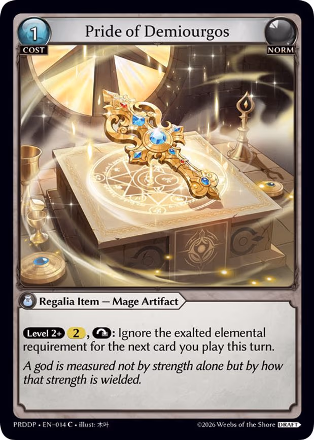 Pride of Demiourgos - Common (014)