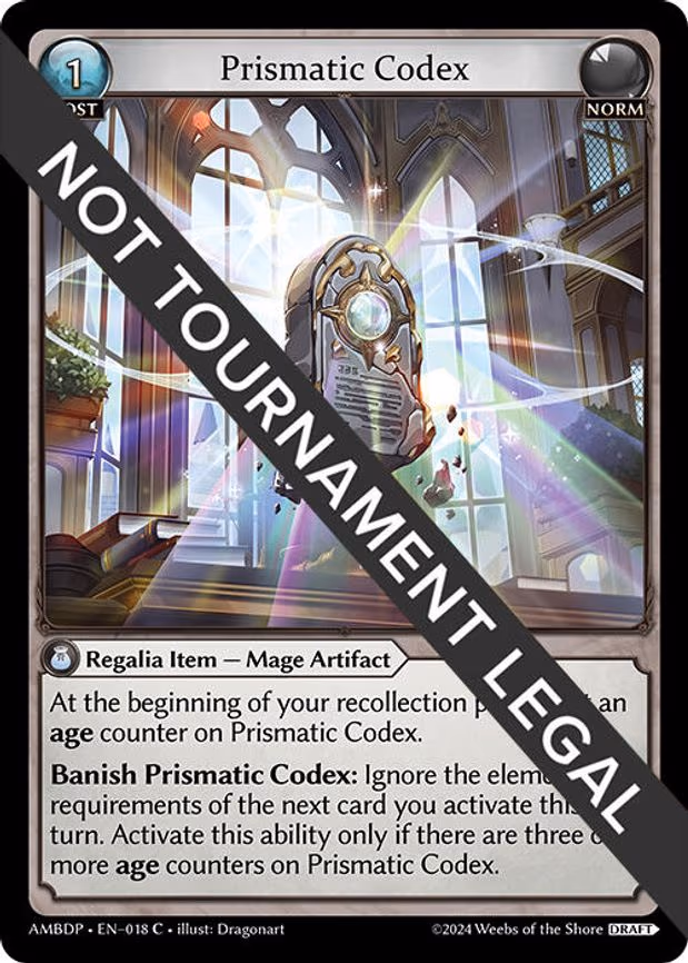 Prismatic Codex - Common (018)