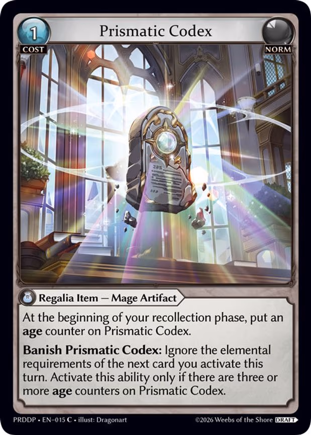 Prismatic Codex - Common (015)