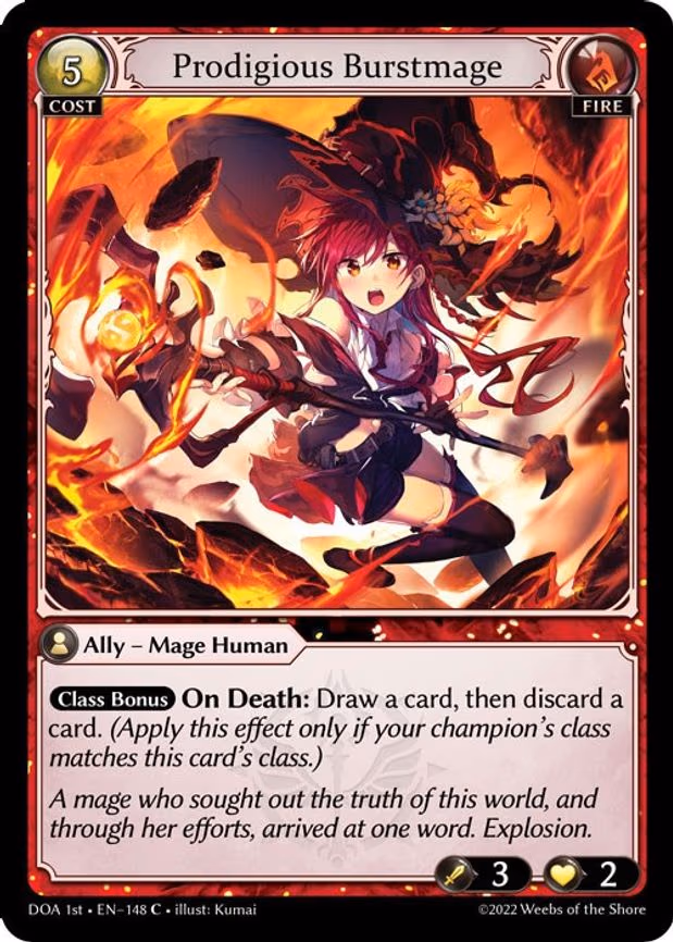 Prodigious Burstmage - Common (148)