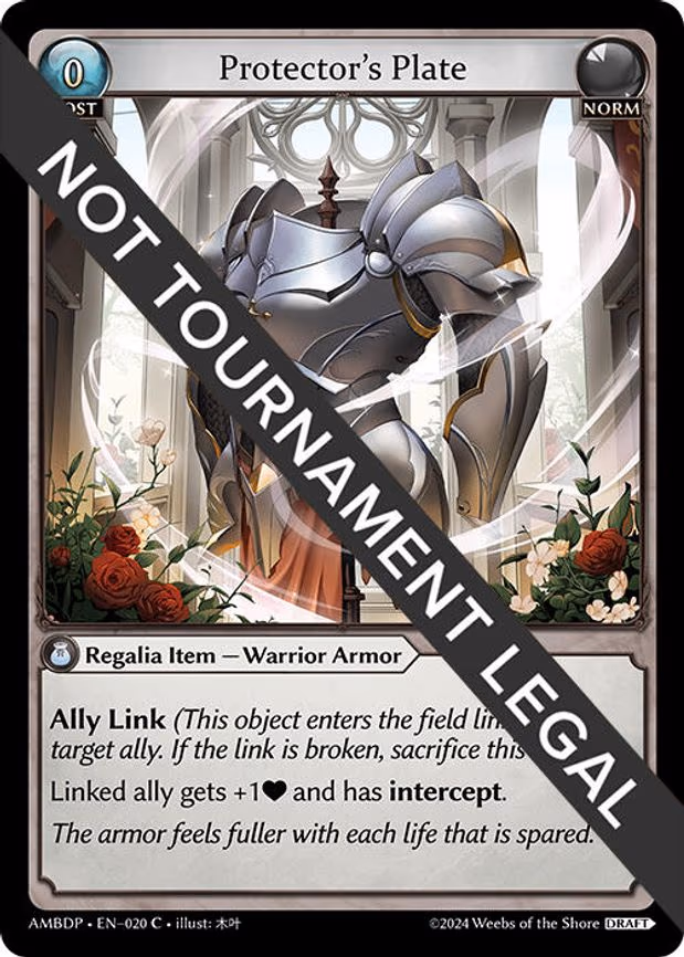 Protector's Plate - Common (020)
