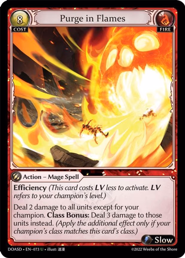 Purge in Flames - Uncommon (073)