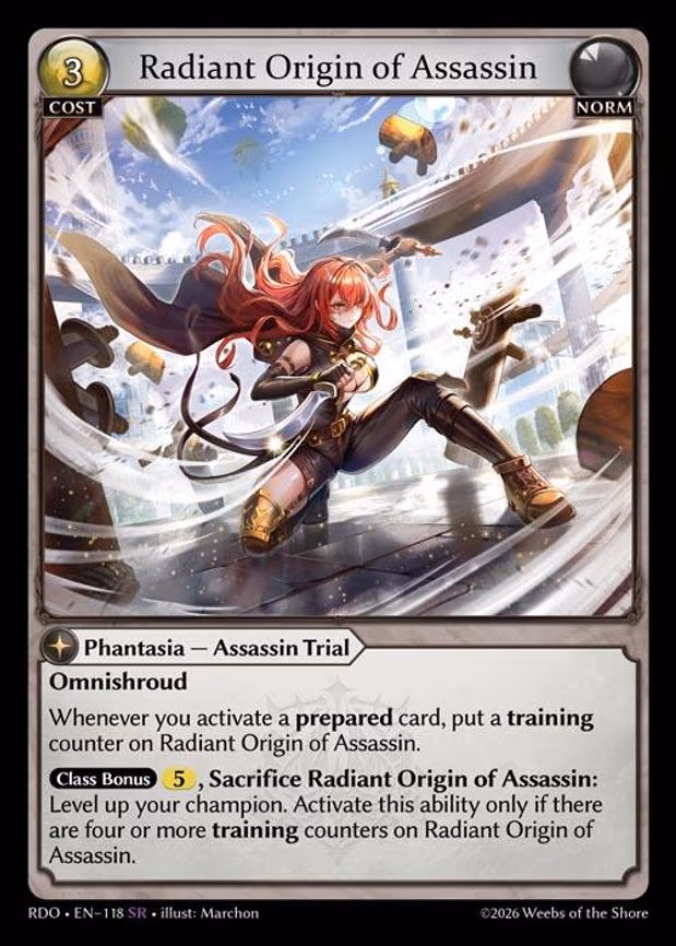Radiant Origin of Assassin - Super Rare (118)
